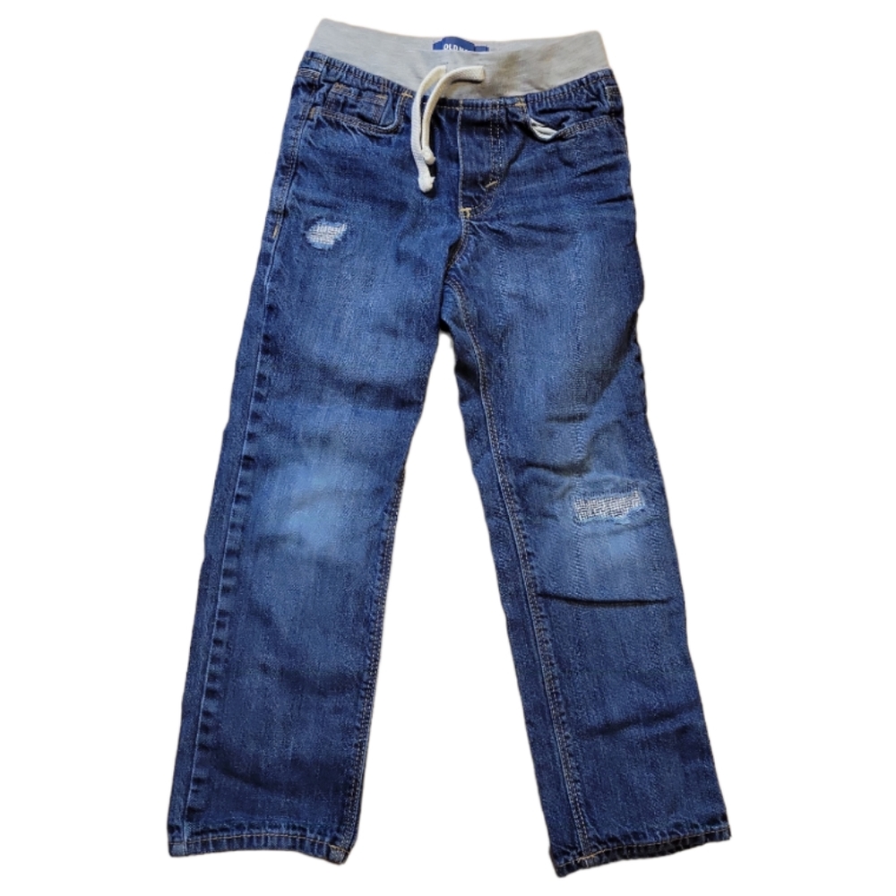 Kid's Girl's Old Navy Distressed Blue Jeans 5T